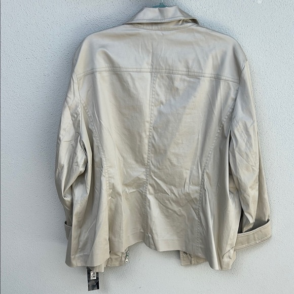 NWT Jones New York Stone Utility Jacket Lightweight Design 3X - Picture 5 of 7